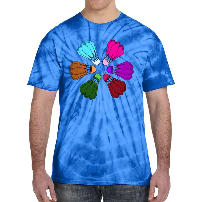 Badminton Gift Tie-Dye T-Shirt