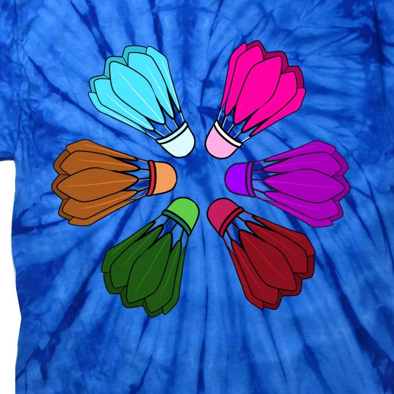 Badminton Gift Tie-Dye T-Shirt