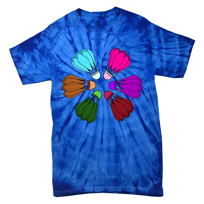 Badminton Gift Tie-Dye T-Shirt