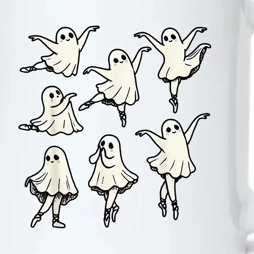 Ballet Ghost Ballet Dancer Spooky Dance Teacher Halloween Black Color Changing Mug