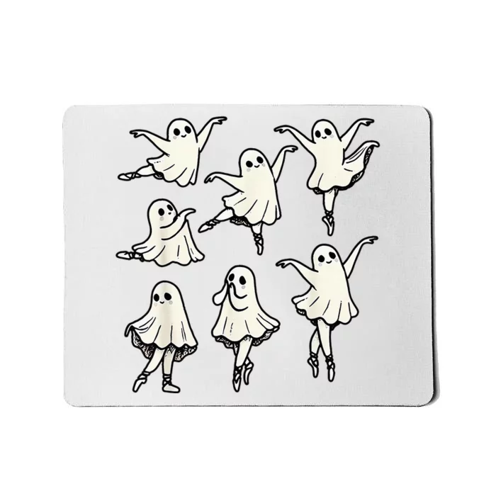 Ballet Ghost Ballet Dancer Spooky Dance Teacher Halloween Mousepad