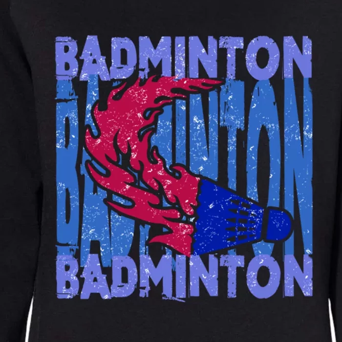 Badminton Gift Womens California Wash Sweatshirt