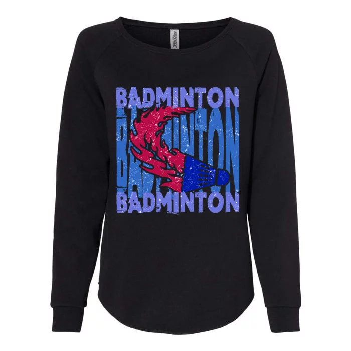 Badminton Gift Womens California Wash Sweatshirt