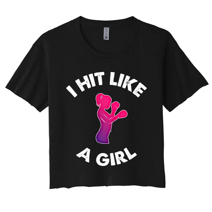 Boxing Gift Women's Crop Top Tee