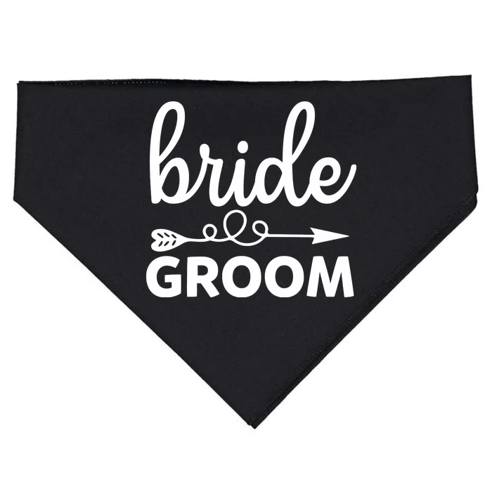 Bride Groom USA-Made Doggie Bandana