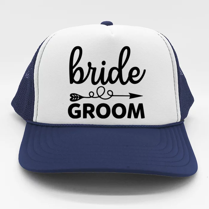 Bride Groom Trucker Hat