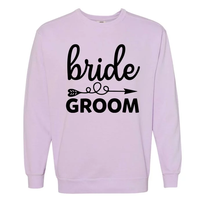 Bride Groom Garment-Dyed Sweatshirt