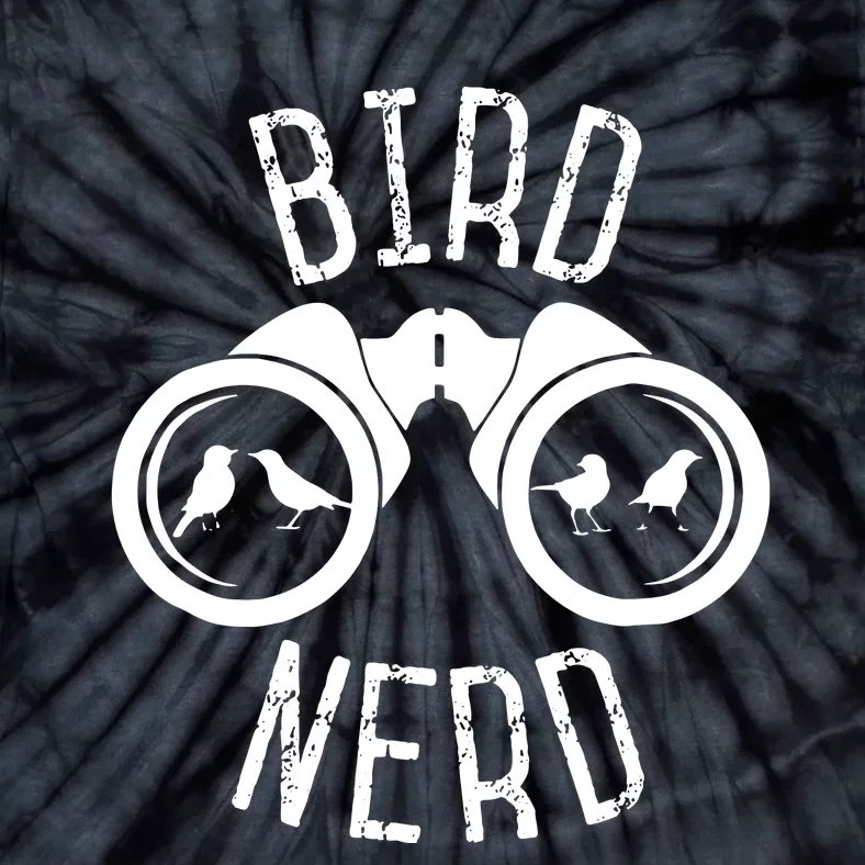 Birdwatcher Gifts Birdwatching Bird Nerd Tie-Dye T-Shirt