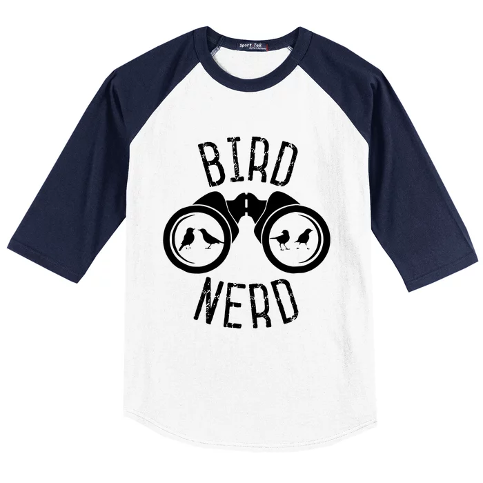 Birdwatcher Gifts Birdwatching Bird Nerd Baseball Sleeve Shirt