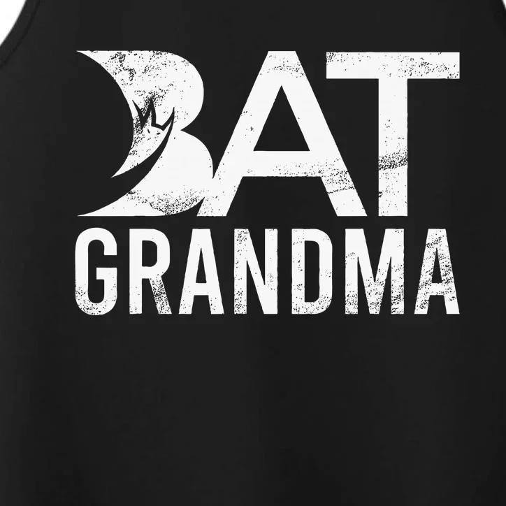 Bat Grandma Performance Tank