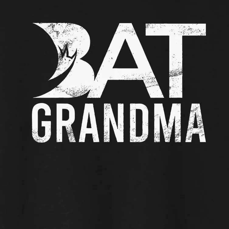 Bat Grandma Women's Crop Top Tee