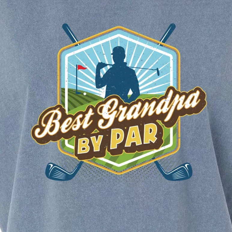 Best Grandpa By Par FatherS Day Golf Dad Gift Garment-Dyed Women's Muscle Tee