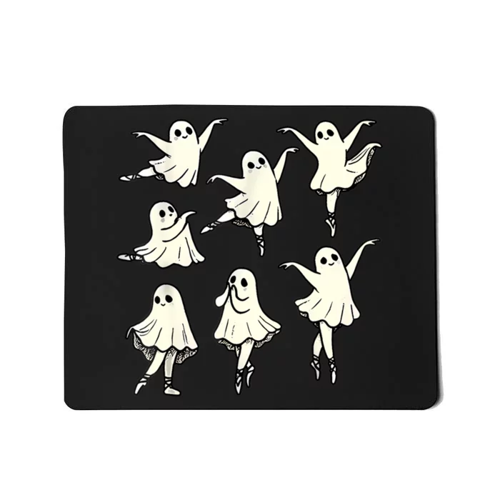 Ballet Ghost Ballet Dancer Spooky Dance Teacher Halloween Mousepad