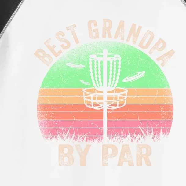 Best Grandpa By Par Disc Golf Frisbee Golfer FatherS Day Cool Gift Toddler Fine Jersey T-Shirt