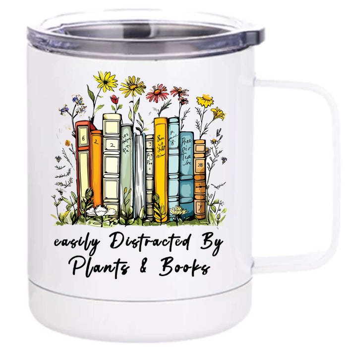 Bookworm Gardening Front & Back 12oz Stainless Steel Tumbler Cup