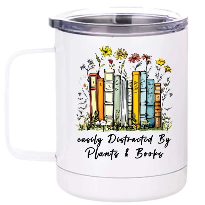 Bookworm Gardening Front & Back 12oz Stainless Steel Tumbler Cup