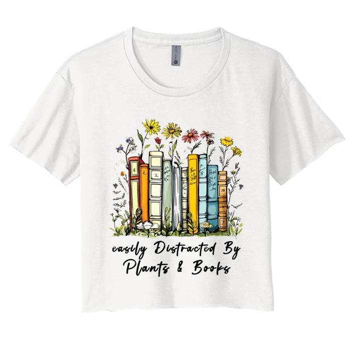 Bookworm Gardening Women's Crop Top Tee