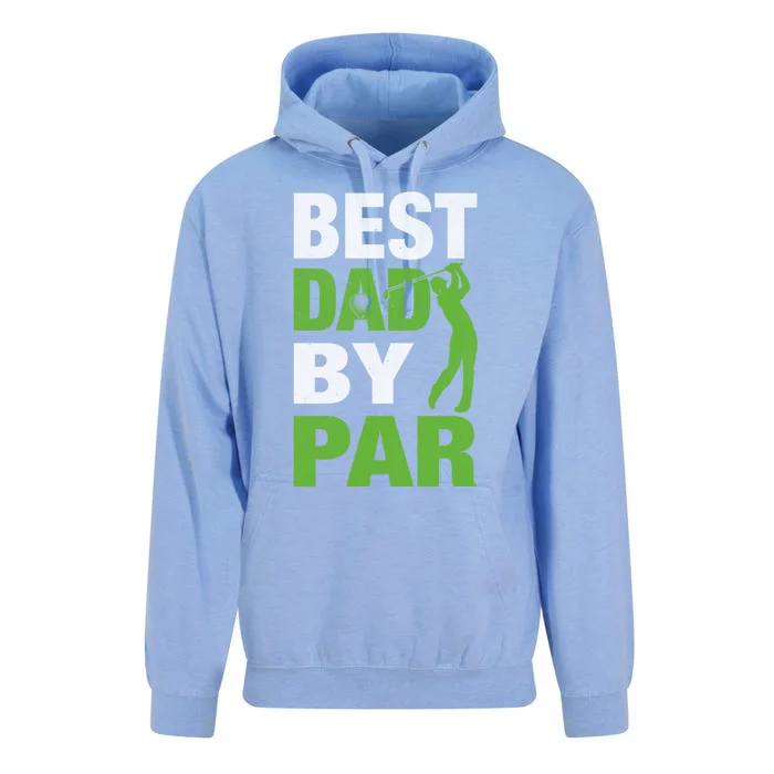 Best Grandpa By Par FatherS Day Golf Grandad Golfing Great Gift Unisex Surf Hoodie