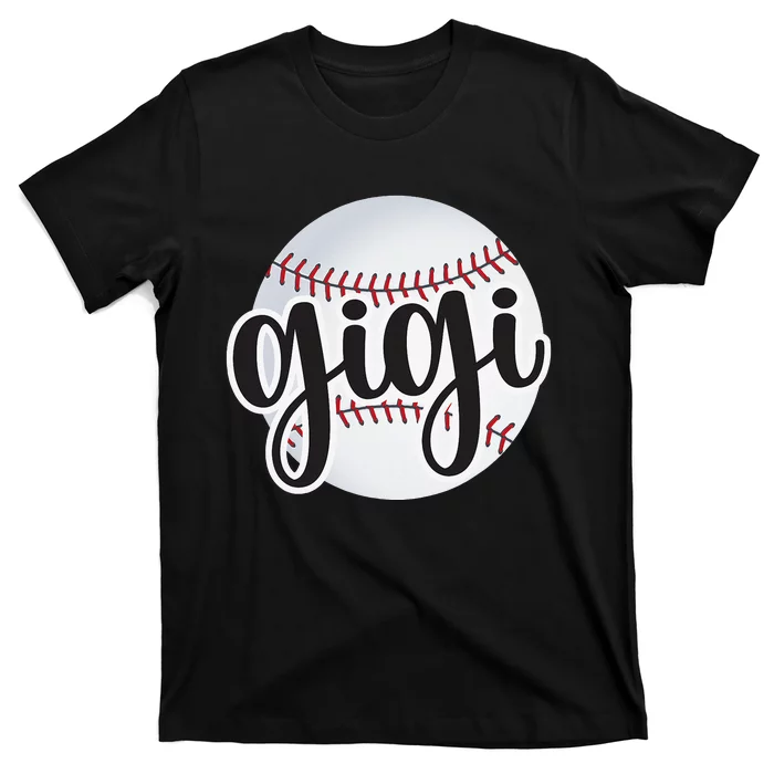 Baseball Gigi Baseball Fan Proud Baseball Grandma Gigi T-Shirt