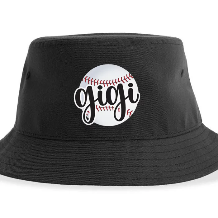 Baseball Gigi Baseball Fan gift for Grandma Sustainable Bucket Hat