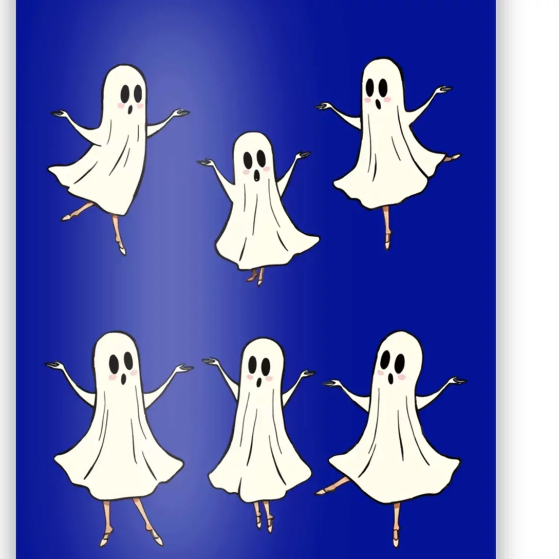 Ballet Ghost Ballet Dancer Spooky Dance Teacher Halloween Meaningful Gift Poster