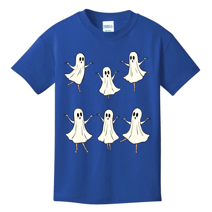 Ballet Ghost Ballet Dancer Spooky Dance Teacher Halloween Meaningful Gift Kids T-Shirt