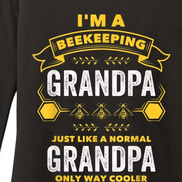 Beekeeper Grandpa Bee Bees Apiarist Father Womens CVC Long Sleeve Shirt