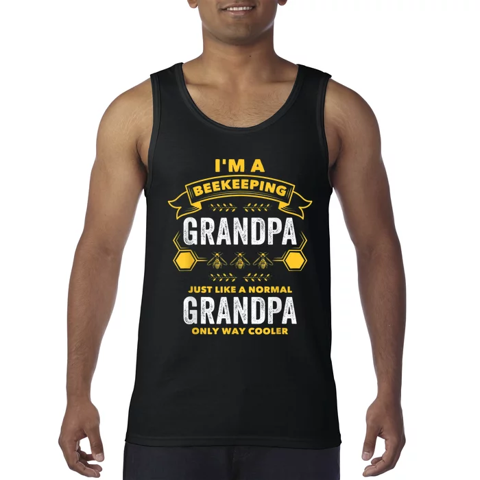 Beekeeper Grandpa Bee Bees Apiarist Father Tank Top