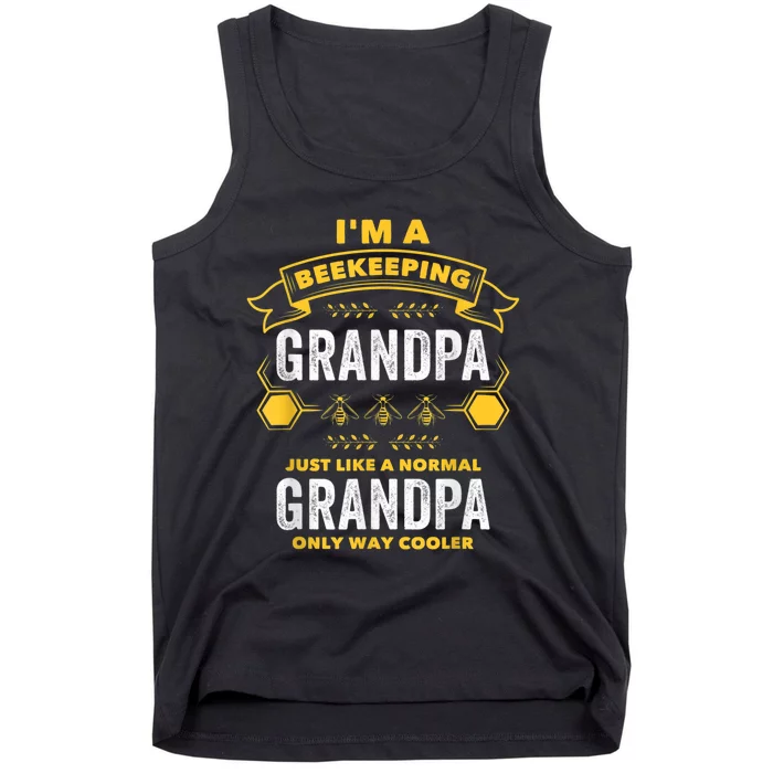 Beekeeper Grandpa Bee Bees Apiarist Father Tank Top