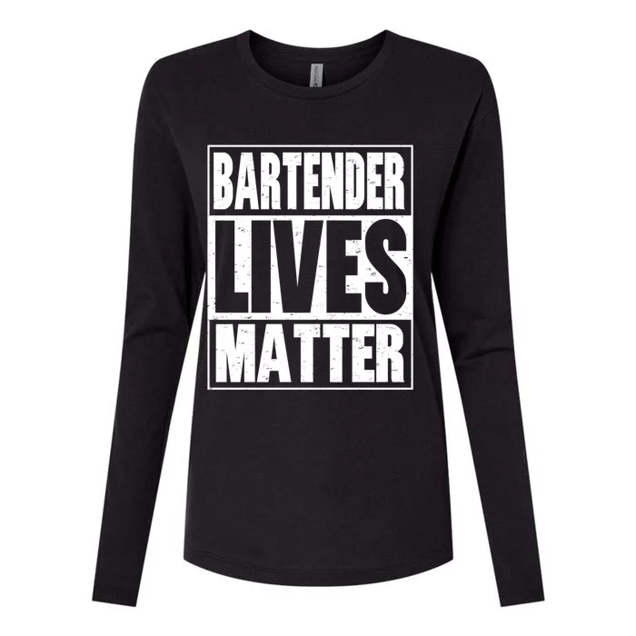 Bartender Gift Bartending Lives Matter Hooded Gift Womens Cotton Relaxed Long Sleeve T-Shirt