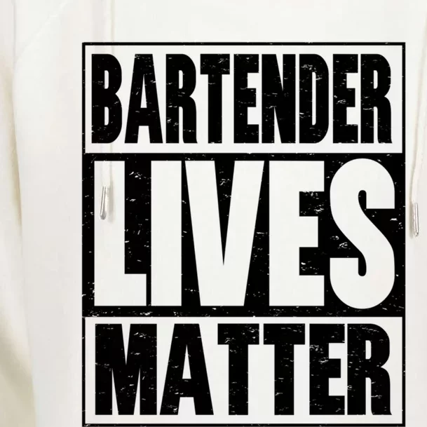 Bartender Gift Bartending Lives Matter Hooded Gift Womens Funnel Neck Pullover Hood