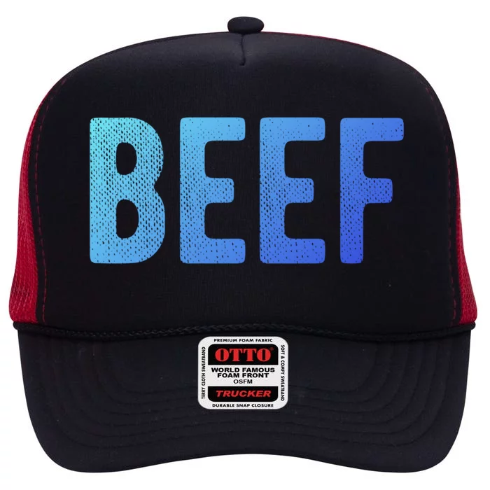 Beef Gift High Crown Mesh Trucker Hat