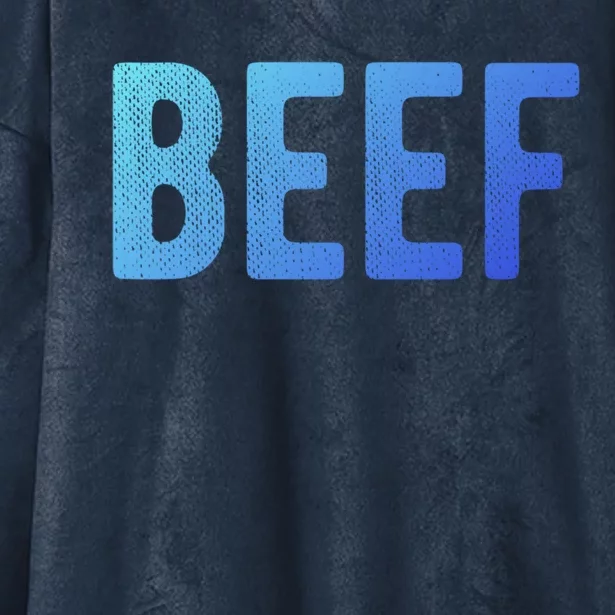 Beef Gift Hooded Wearable Blanket