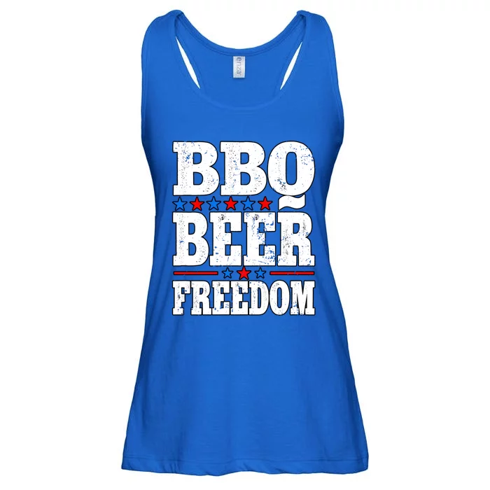 Barbecue Grill Bbq Beer Freedom Gift Ladies Essential Flowy Tank