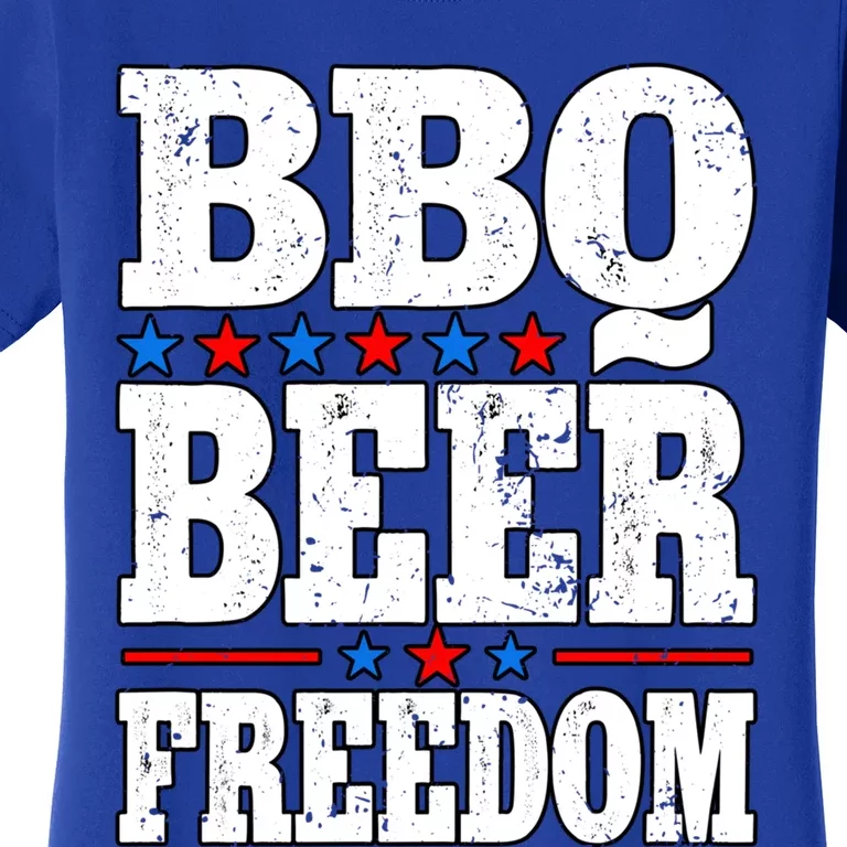 Barbecue Grill Bbq Beer Freedom Gift Women's T-Shirt