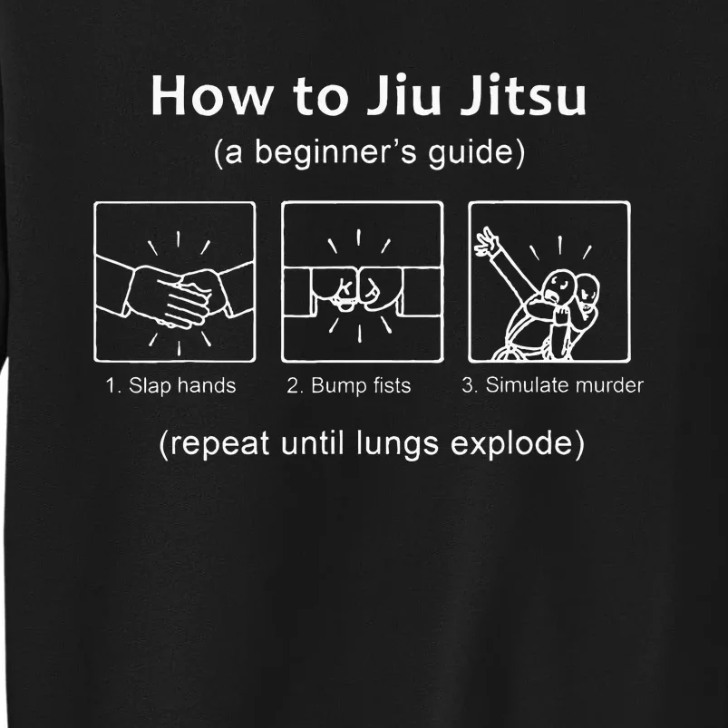 Bjj Gifts Beginner Jiu Jitsu Guide Funny Brazilian Jiu Jitsu Sweatshirt