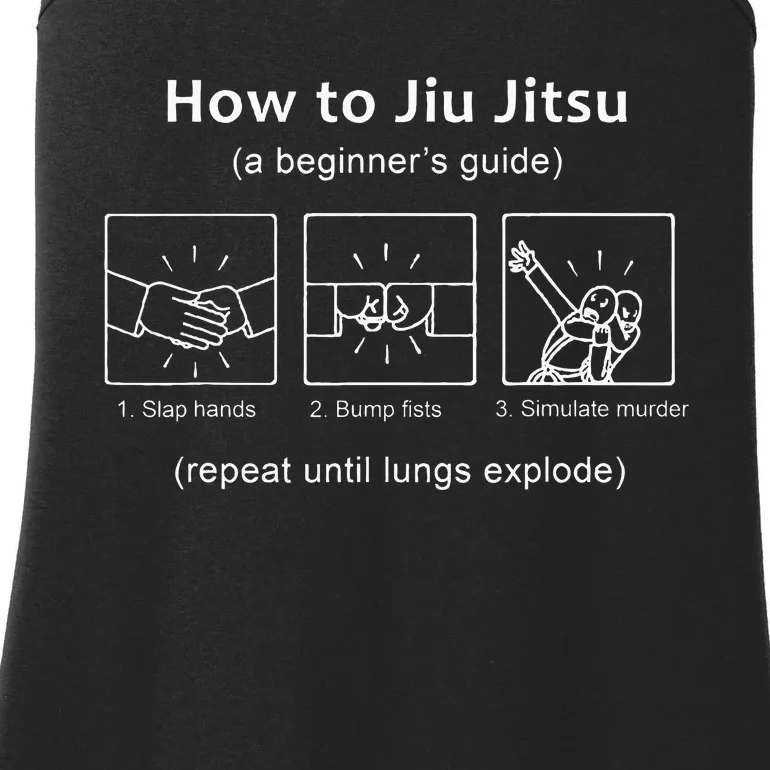 Bjj Gifts Beginner Jiu Jitsu Guide Funny Brazilian Jiu Jitsu Ladies Essential Tank