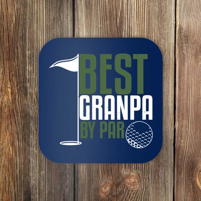 Best Grandpa By Par Fathers Day Golf Coaster