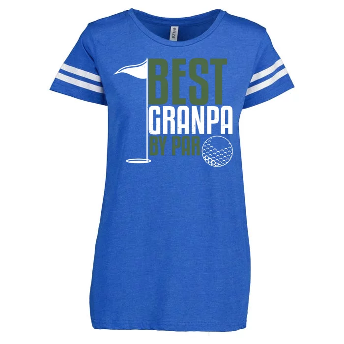 Best Grandpa By Par Fathers Day Golf Enza Ladies Jersey Football T-Shirt