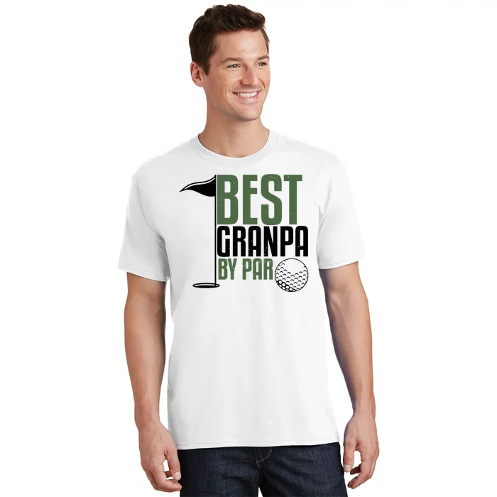 Best Grandpa By Par Fathers Day Golf T-Shirt