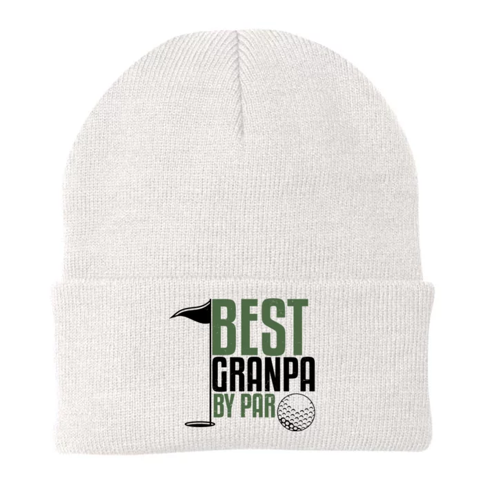 Best Grandpa By Par Fathers Day Golf Knit Cap Winter Beanie