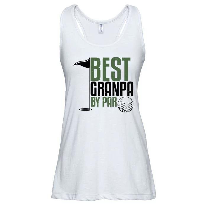 Best Grandpa By Par Fathers Day Golf Ladies Essential Flowy Tank