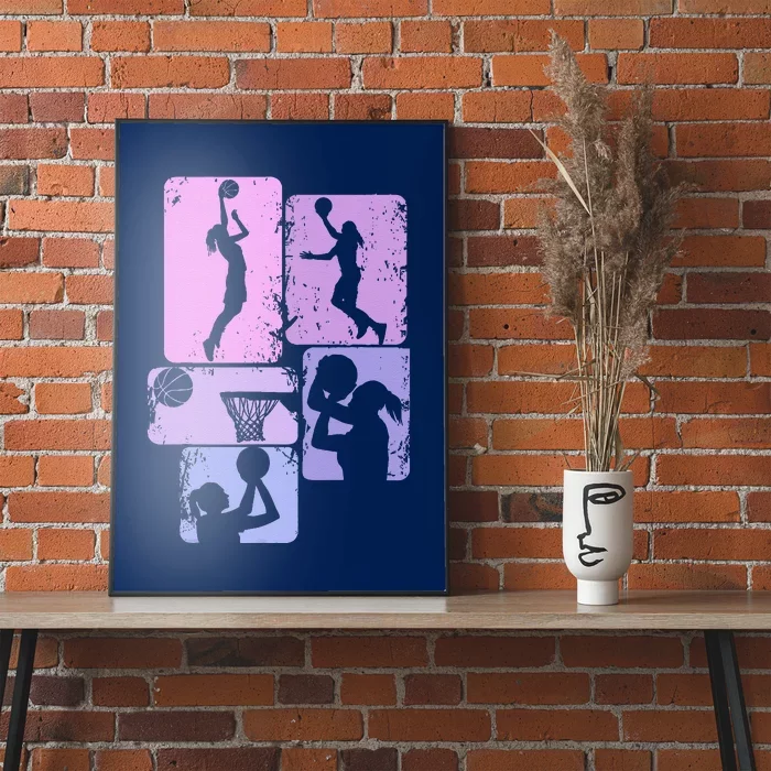 Basketball Girl Poster