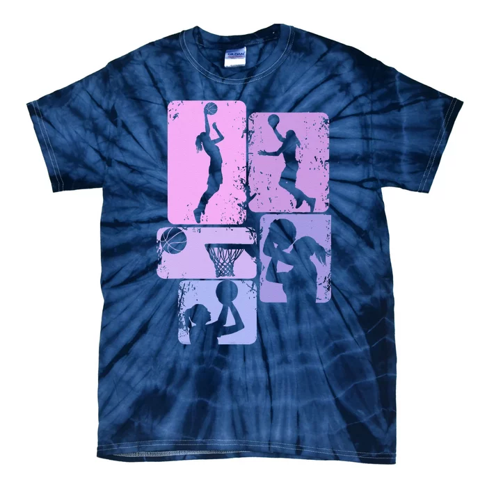 Basketball Girl Tie-Dye T-Shirt