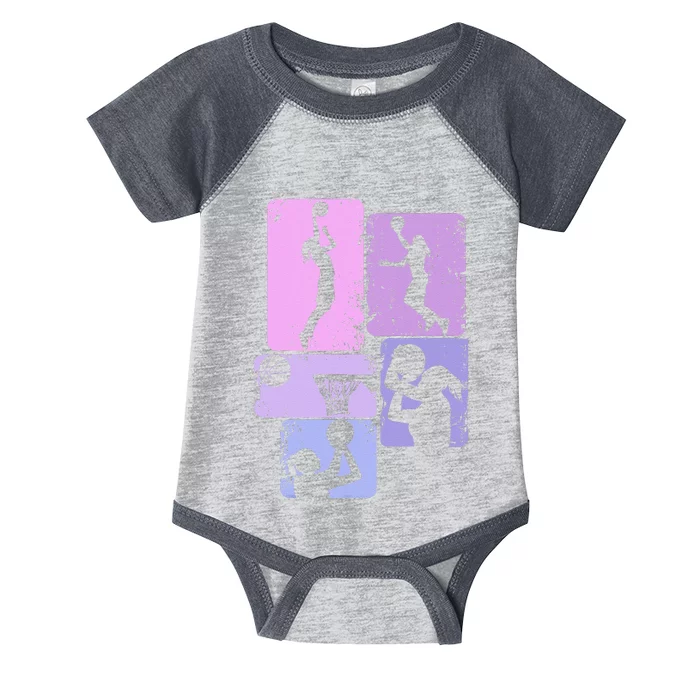 Basketball Girl Infant Baby Jersey Bodysuit