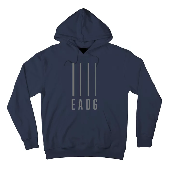 Bass Guitarist Bass Player Gift EADG 4 String Hoodie