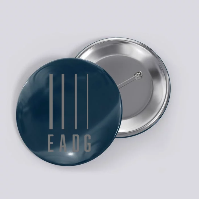 Bass Guitarist Bass Player Gift EADG 4 String Button