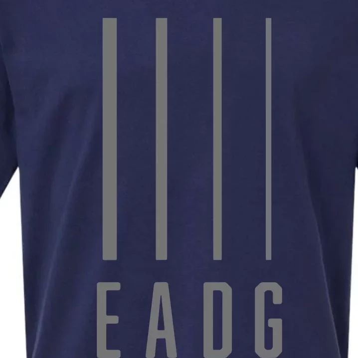 Bass Guitarist Bass Player Gift EADG 4 String Sueded Cloud Jersey T-Shirt