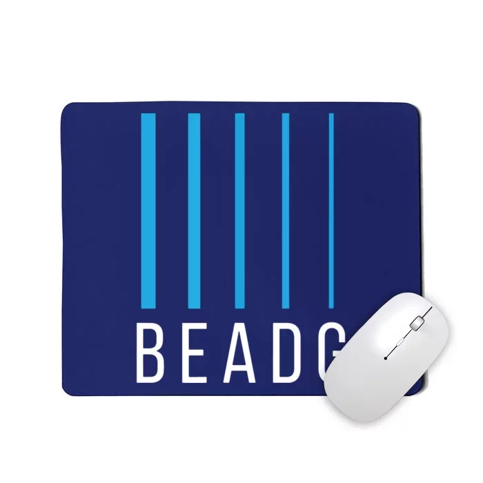 Bass Guitarist BEADG 5 String Guitar Mousepad