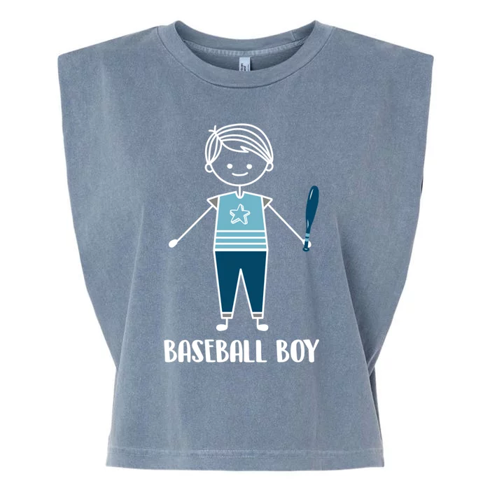 Baseball Gift Baseballer Baseball Player Gift Garment-Dyed Women's Muscle Tee